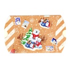 Коробка подарочная новогодняя складная «Полярные мишки», 19×14×4 см - Фото 4