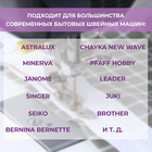 Лапка для швейных машин, для вшивания молнии - фото 24655437