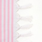 Полотенце пляжное Пештемаль, цв. розовый, 100*180 см, 100% хлопок, 180гр/м2 - Фото 3