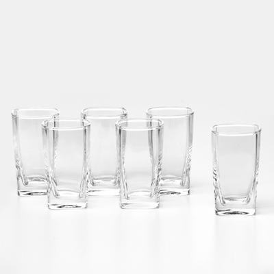 Набор стопок, 50 мл, стекло, прозрачный