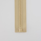 Молния «Трактор», №8, разъёмная, замок автомат, 80 см, цвет бежевый (комплект 3 шт) - фото 27618543