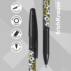 Набор ручек шариковых 4 штуки ErichKrause R-301 Stick & Grip "Sport DNA", узел 0.7 мм, синие, с резиновым держателем, европодвес - Фото 2