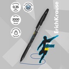Набор ручек шариковых 4 штуки ErichKrause R-301 Stick & Grip "Sport DNA", узел 0.7 мм, синие, с резиновым держателем, европодвес - Фото 3