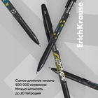 Набор ручек шариковых 4 штуки ErichKrause R-301 Stick & Grip "Sport DNA", узел 0.7 мм, синие, с резиновым держателем, европодвес - Фото 6