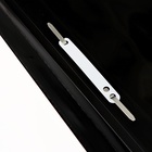 Папка-скоросшиватель А4 180 мкм, ErichKrause "Diamond Total Black", с тиснением, прозрачный верх, черная (комплект 20 шт) - фото 25283860