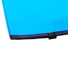 Папка-конверт на ZIP-молнии С6 (175х117 мм), 180 мкм, ErichKrause "Diamond Total Blue", полупрозрачная, тиснение, синяя - Фото 2