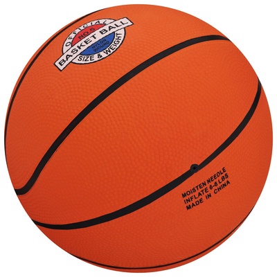 Мяч баскетбольный MINSA Sport, d=22 см, р. 5, клееный, 8 панелей, резина, резиновая камера