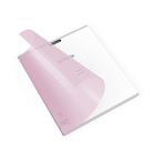 Тетрадь 12 листов в линейку ErichKrause "Классика CoverPrо Pastel", пластиковая обложка, блок офсет 100% белизны, розовая - фото 321784061