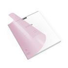 Тетрадь 18 листов в линейку ErichKrause "Классика CoverPrо Pastel", пластиковая обложка, блок офсет 100% белизны, розовая - фото 321784073