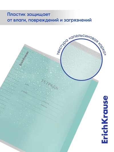 Тетрадь 24 листов в линейку, ErichKrause «Классика. CoverPro», пластиковая обложка, МИКС