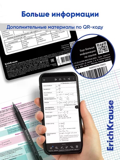 Набор предметных тетрадей ErichKrause. Persons, 12 предметов, 48 листов, со справочным материалом, обложка из мелованного картона