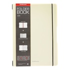 Тетрадь А4, 48 листов в клетку ErichKrause "FolderBook Pastel", сменная пластиковая обложка, на резинке, блок офсет, белизна 100%, желтая - фото 321784127