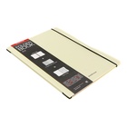Тетрадь А4, 48 листов в клетку ErichKrause "FolderBook Pastel", сменная пластиковая обложка, на резинке, блок офсет, белизна 100%, желтая - Фото 2