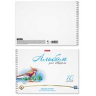 Альбом для акварели А4, 10 листов на спирали, Erich Krause Birds, блок 180 г/м², экстра белая, перфорация для отрыва, твердая подложка - Фото 5