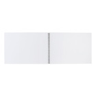 Альбом для акварели А4, 10 листов на спирали, ErichKrause Towers, блок 180 г/м², экстра белая, перфорация для отрыва, твёрдая подложка - Фото 2