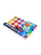 Акварель медовая ErichKrause Jolly Friends, 24 цвета, УФ-фильтр, матовые насыщенные цвета, пластиковая коробка с европодвесом - Фото 6