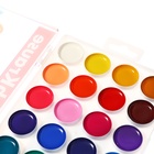 Акварель 24 цвета ErichKrause "Jolly Friends", матовые насыщенные цвета, пластиковая коробка с европодвесом - Фото 4