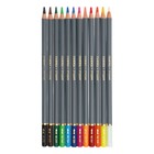 Карандаши цветные акварельные «Гамма. Студия» 12 цветов, грифель 3.8 мм, картонная коробка 110822_12 - Фото 3