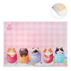 Клеёнка настольная для занятий творчеством,700 х 500 мм, Мульти-Пульти КЛЕЕНКА "Котики" CH_50243 - фото 24666412