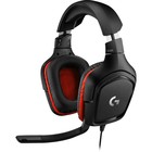 Наушники с микрофоном Logitech G331 черный/красный 2м мониторные оголовье (981-000758) - Фото 1