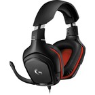 Наушники с микрофоном Logitech G331 черный/красный 2м мониторные оголовье (981-000758) - Фото 2