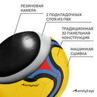 Мяч футбольный ONLYTOP, PVC, машинная сшивка, 32 панели, р. 5, цвет МИКС - Фото 3