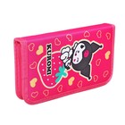 Пенал 1 секция, Kuromi Клубника, 100 х 190 мм, ПЭ 210 ден - фото 24655468