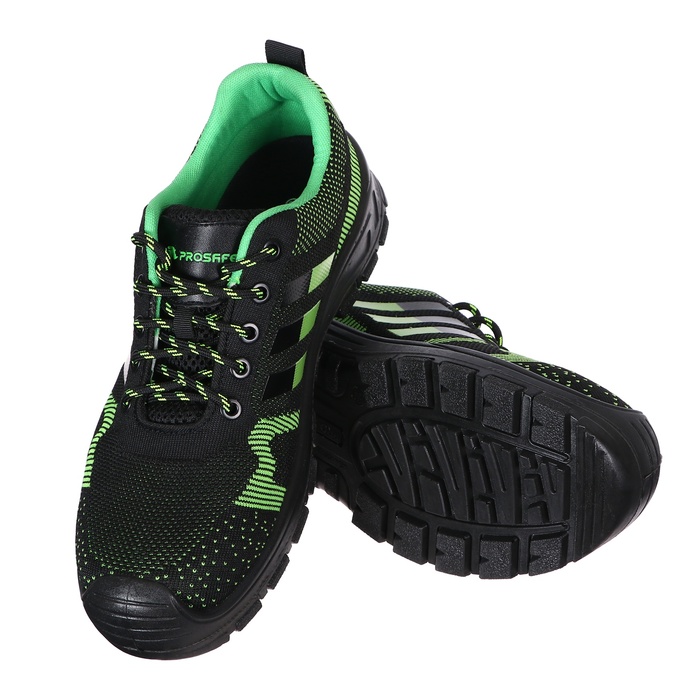 Рабочие полуботинки Prosafe profi 731-1, композитный подносок, размер 43, черно-зеленый - Фото 1