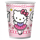 Набор бумажных стаканов «Hello Kitty», 250 мл, набор 6 шт. - фото 110678548