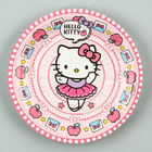 Набор бумажных тарелок, Hello Kitty, d=18 см, набор 6 шт. - фото 10059202