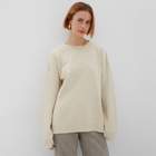 Джемпер женский MINAKU: Knitwear collection, цвет бежевый р-р 42-44 10472797 - фото 12238383