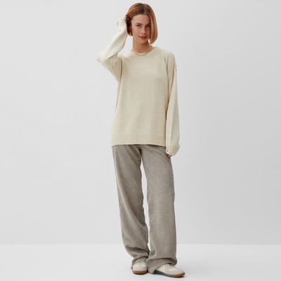 Джемпер женский MINAKU: Knitwear collection, бежевый, размер 42-44