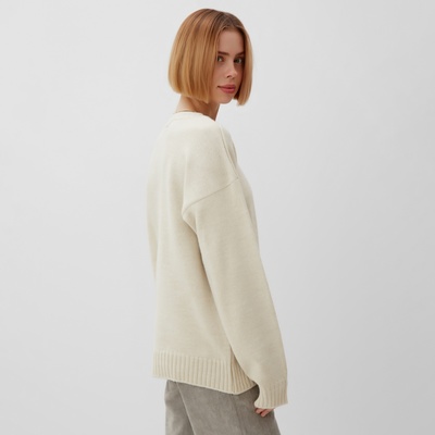 Джемпер женский MINAKU: Knitwear collection, бежевый, размер 42-44