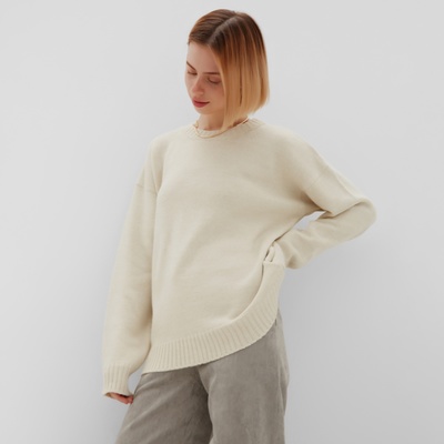 Джемпер женский MINAKU: Knitwear collection, бежевый, размер 42-44