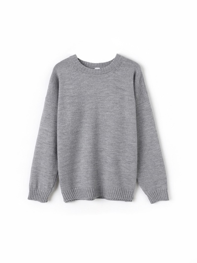 Джемпер женский MINAKU: Knitwear collection, светло-серый, размер 46-48