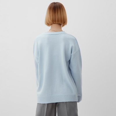 Джемпер женский MINAKU: Knitwear collection, светло-голубой, размер 42-44