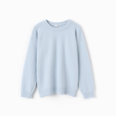 Джемпер женский MINAKU: Knitwear collection, светло-голубой, размер 50-52