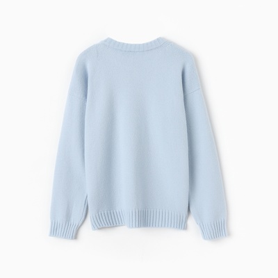Джемпер женский MINAKU: Knitwear collection, светло-голубой, размер 50-52