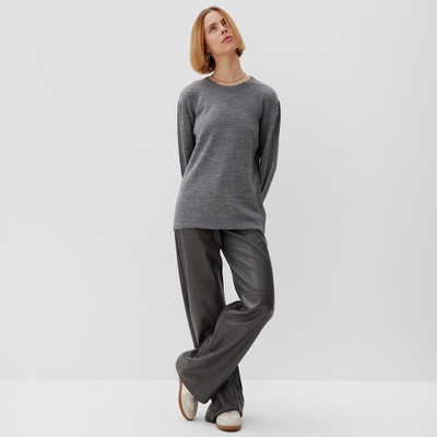 Джемпер женский MINAKU: Knitwear collection, серый, размер 42-44