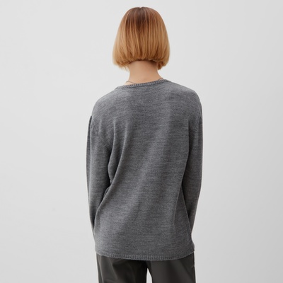 Джемпер женский MINAKU: Knitwear collection, серый, размер 42-44