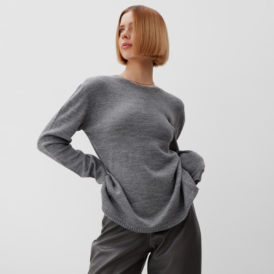 Джемпер женский MINAKU: Knitwear collection, серый, размер 46-48