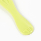 Ложка детская силиконовая для кормления, цвет зеленый - фото 4471277