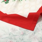 Набор столовый Christmas wreath скат.150х220см +/-3см с ВГМО, салф.40х40см-12 шт, 100%хл - Фото 3