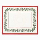 Набор новогодний «Этель» Christmas wreath, скатерть 150×220 см ±3 см, с ВГМО, салфетка 40×40 см-12 шт., 100% хлопок - Фото 5