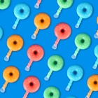 Желеообразный десерт "Пончик", ассорти, 33 г (комплект 54 шт) - фото 25284340