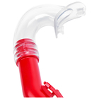 Трубка для плавания, цвет красный - фото 24633591