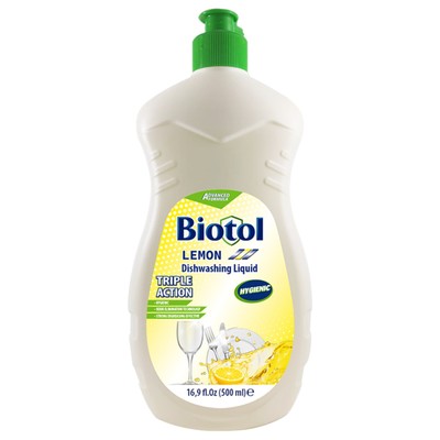 Средство для мытья посуды Bilesim Biotol Lemon, 500 мл