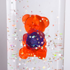 УЦЕНКА Лава-лампа «Мишка» LED 2 Вт от батареек 3хАА красный 7×7×24 см 10663706