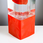 УЦЕНКА Лава-лампа «Мишка» LED 2 Вт от батареек 3хАА красный 7×7×24 см - Фото 5