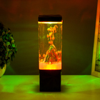 Лава-лампа «Вулкан» LED от батареек 3хАА USB красный 7.5×7.5×23 см - Фото 2